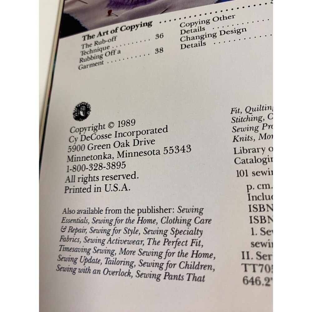 Singer 101 Sewing Secrets Book Sewing Reference Library - Picture 5 of 6